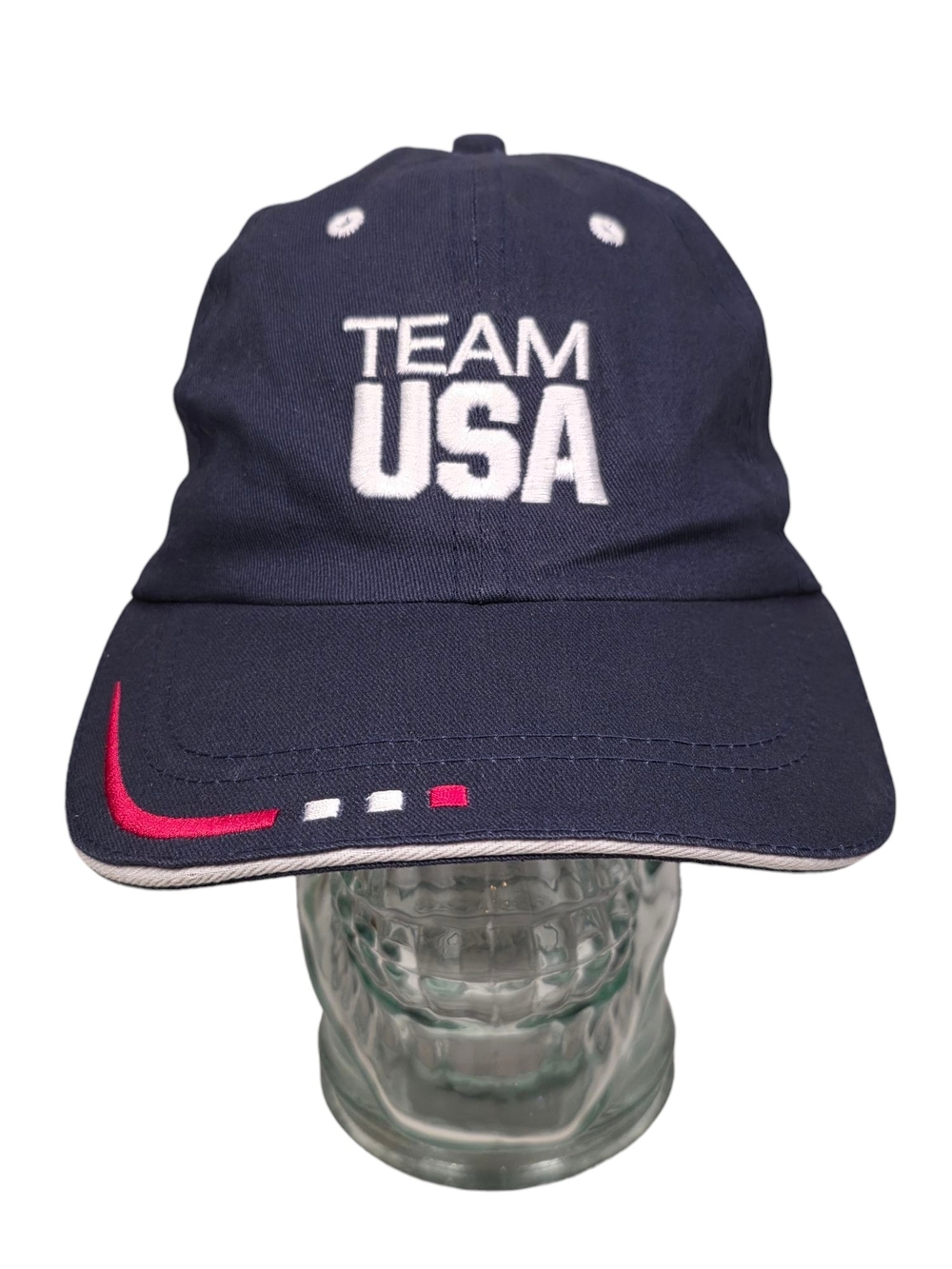 Team USA Olympics Baseball Cap Navy Blue Adjustable Hat Team Apparel